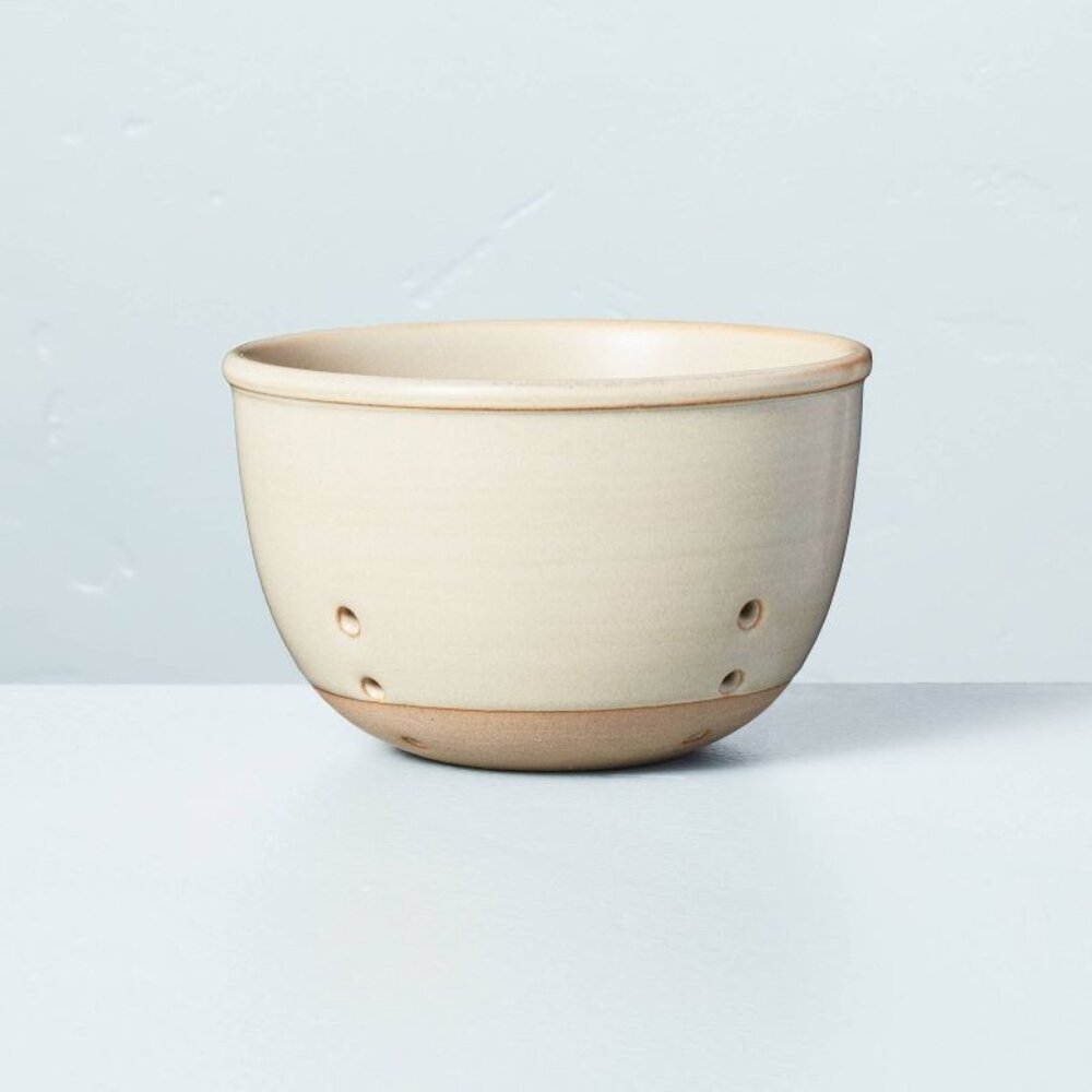 14.5oz Mini Stoneware Berry Bowl Taupe/Clay -‎ Hearth & Hand Magnolia 2022